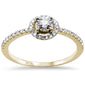 .24ct 14k Yellow Gold Diamond Promise Engagement Wedding Ring Size 6.5