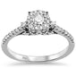 <span style="color:purple">SPECIAL!</span> .39ct 14kt White Gold Round Diamond Engagement Ring Size 6.5