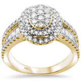 <span>DIAMOND CLOSEOUT! </span>1.00ct 14k Yellow Gold Oval Shape Diamond Engagement Ring Size 6.5