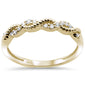 .12ct 14k Yellow Gold Diamond Wedding Anniversary Ring Size 6.5