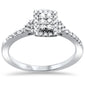 <span>GEMSTONE CLOSEOUT! </span>.31ct 14k White Gold Emerald Shape Diamond Engagement Ring Size 6.5