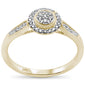 .16ct F SI 14K Yellow Gold Round Diamond Engagement Ring Size 6.5