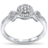 <span>DIAMOND CLOSEOUT! </span>.25ct 14k White Gold Diamond Engagement Promise Ring Size 6.5