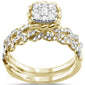 <span>DIAMOND  CLOSEOUT! </span> .75ct G SI 14K Yellow Gold Diamond Bridal Ring Set