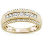 <span>DIAMOND  CLOSEOUT! </span>.50ct 10K Yellow Gold Diamond Men's Wedding Ring Band Size 10
