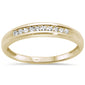 .10ct 10K Yellow Gold Diamond Ladies Wedding Band Ring Size 6.5