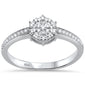 .15ct G SI 10K White Gold Diamond Solitaire Engagement Ring Size 6.5