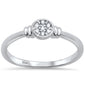 <span>DIAMOND CLOSEOUT! </span>.07ct G SI 10K White Gold Diamond Solitaire Engagement Ring Size 6.5