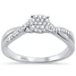 .15ct G SI 10K White Gold Diamond Solitaire Engagement Ring Size 6.5