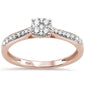 .25ct G SI 10K Rose Gold Diamond Solitaire Engagement Ring Size 6.5