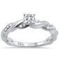.20ct G SI 10K White Gold Round Diamond Engagement Promise Ring Size 6.5