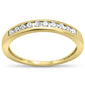 .26ct G SI 14K Yellow Gold Diamond Wedding Anniversary Band Ring Size 6.5