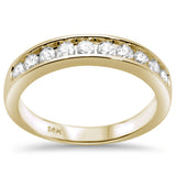 <span>DIAMOND CLOSEOUT! </span>.82ct G SI 14K Yellow Gold Diamond Women's Ring Size 6.5