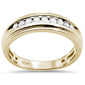 <span>DIAMOND  CLOSEOUT! </span>  .26ct G SI 10K Yellow Gold Men's Diamond Band Ring size 10