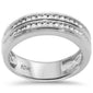 <span>DIAMOND  CLOSEOUT! </span> .28CT G SI 10KT White Gold Diamond Men's Diamond Ring Size 10
