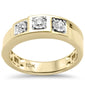 <span>DIAMOND  CLOSEOUT! </span> .23ct G SI 10K Yellow Gold Men's Diamond Ring Size 10