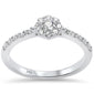 .29ct G SI 14K White Gold Round Diamond Solitaire Ring Size 6.5