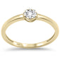 .17ct G SI 14K Yellow Gold Diamond Solitaire Ring Size 6.5