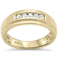 <span>DIAMOND  CLOSEOUT! </span>  .25ct G SI 10K Yellow Gold Men's Diamond Band Ring size 10