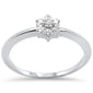 .18ct G SI 14K White Gold Diamond Solitaire Ring Size 6.5