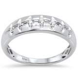 <span>DIAMOND CLOSEOUT! </span> .25ct G SI 10K White Gold Diamond Men's Diamond Ring