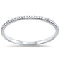 .09ct F SI 14K White Gold Ladies Diamond Engagement Ring Band Size 6.5
