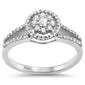 .40ct F SI 10K White Gold Diamond Engagement Ring Size 6.5
