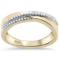 .17ct G SI 10K Yellow Gold Diamond Band Ring Size 6.5
