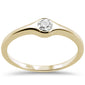 .19ct G SI 14K Yellow Gold Diamond Solitaire Ring Size 6.5