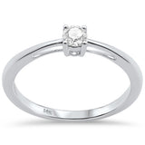 .24ct G SI 14K White Gold Diamond Solitaire Ring Size 6.5