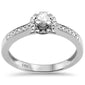 <span style="color:purple">SPECIAL!</span> .25CT G SI 14KT White Gold Diamond Round Diamond Engagement Ring Size 6.5