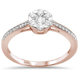 <span>DIAMOND CLOSEOUT! </span>.39ct G SI 10k Rose Gold Diamond Engagement Ring Size 6.5