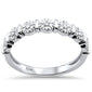 .15ct G SI 10k White Gold Diamond Band Ring Size 6.5