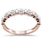 .27ct G SI 10k Rose Gold Diamond Band Ring Size 6.5