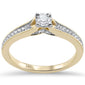 <span style="color:purple">SPECIAL!</span> .24ct G SI 14K Yellow Gold Diamond Ring Size 6.5