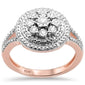 <span style="color:purple">SPECIAL!</span> .18ct G SI 10K Rose Gold Diamond Engagement Ring Size 6.5