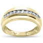 <span>DIAMOND  CLOSEOUT! </span>  .52CT G SI 10K Yellow Gold Diamond Men's Diamond Band Ring Size 10