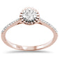 .20ct G SI 14K Rose Gold Diamond Engagement Ring Size 6.5