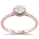 <span>DIAMOND CLOSEOUT! </span>.20ct G SI 14K Rose Gold Diamond Engagement Ring Size 6.5