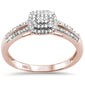 .25ct G SI 10K Rose Gold Diamond Engagement Ring Size 6.5