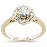 <span>DIAMOND CLOSEOUT! </span>.22ct G SI 10K Yellow Gold Diamond Engagement Ring Size 6.5