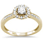 <span style="color:purple">SPECIAL!</span> .26ct G SI 10K Yellow Gold Diamond Engagement Ring Size 6.5