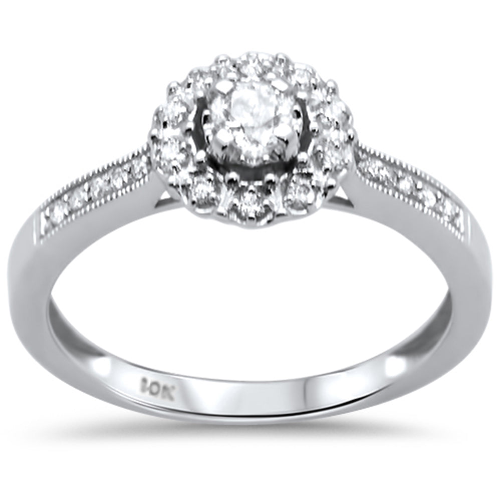 .26ct G SI 14K White Gold Diamond Engagement Ring Size 6.5