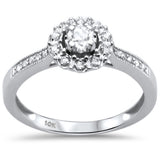 .26ct G SI 14K White Gold Diamond Engagement Ring Size 6.5