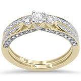<span>DIAMOND CLOSEOUT! </span>.50CT G SI 10KT Yellow Gold Diamond Ladies Bridal Set