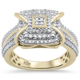<span>DIAMOND CLOSEOUT! </span>.26CT G SI 10KT Yellow Gold Diamond Ladies Diamond Ring Size 6.5