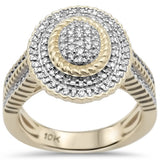 <span>DIAMOND CLOSEOUT! </span>.25CT G SI 10KT Yellow Gold Diamond Ladies Diamond Ring Size 6.5