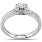 <span style="color:purple">SPECIAL!</span> .23ct G SI 14K White Gold Diamond Wedding Bridal Ring Set