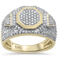 <span>DIAMOND  CLOSEOUT! </span> 1.26ct F SI 10K Yellow Gold Diamond Men's Ring Size 10