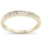 .24ct 14k Yellow Gold Round Diamond Channel Set Wedding Band Ring